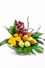 Load image into Gallery viewer, Tropical Arrangement in Vase
