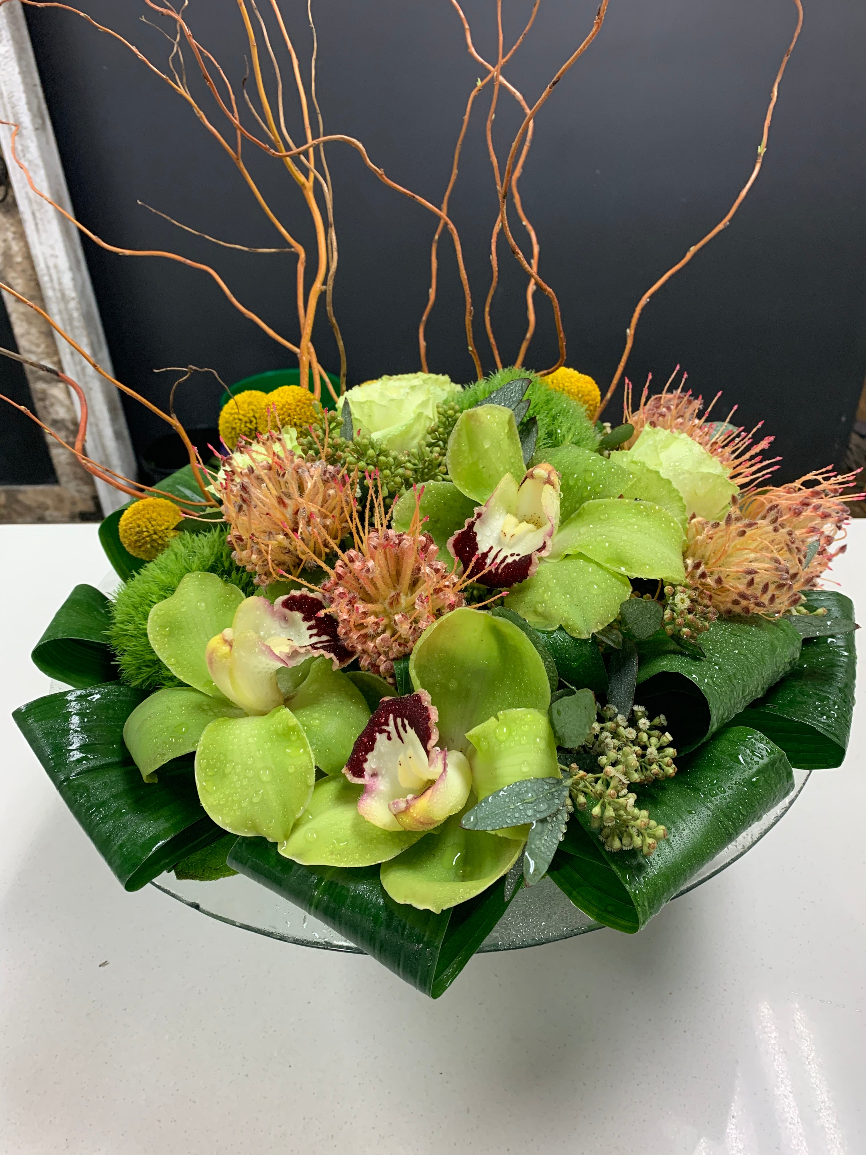 Tropical Arrangement in Vase