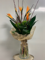 Load image into Gallery viewer, Tropical Arrangement in Vase
